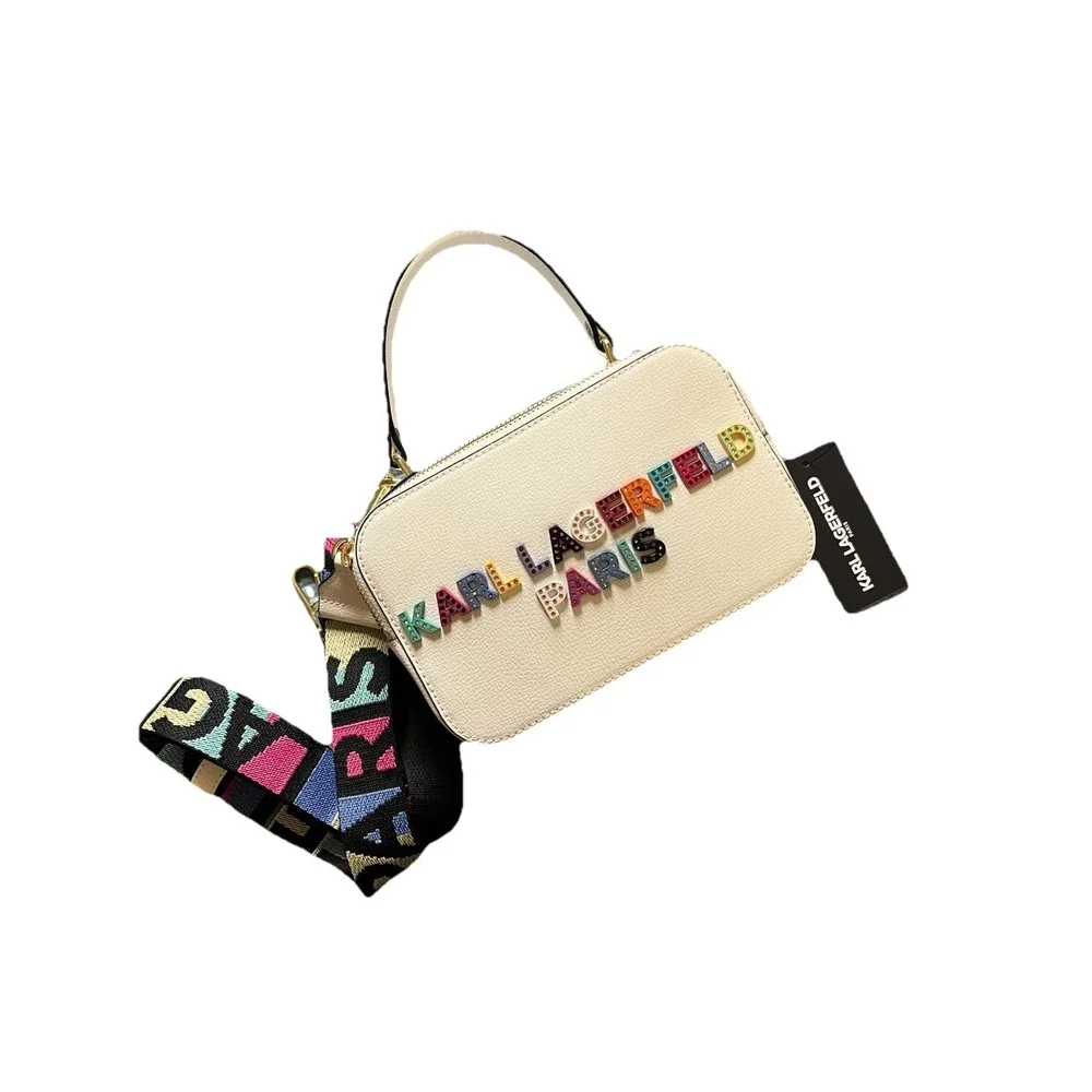 Karl Lagerfeld‎ Paris Simone Lunchbox Crossbody Color wet  Why/Stone